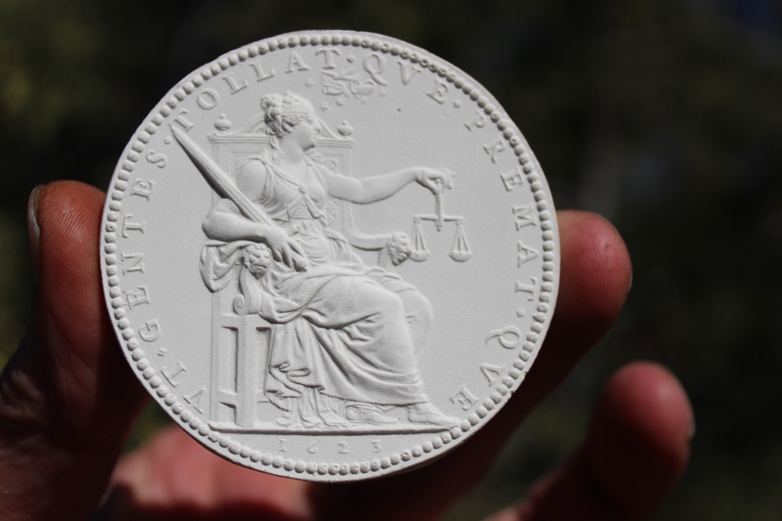 Art Medals Bronze Plaster CAST - SIGNED By Victor Brenner RARE - One Of A Kind!