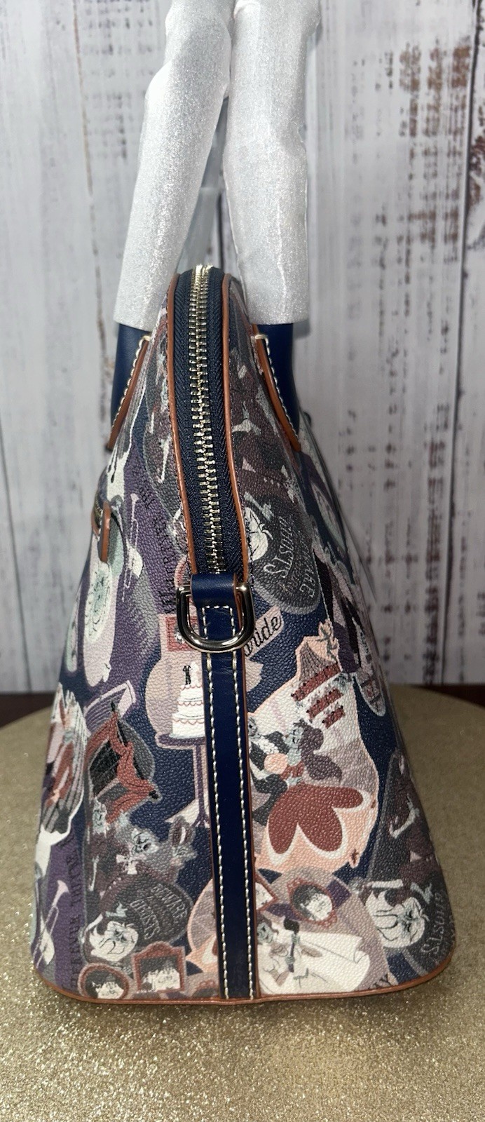 Disney Parks Dooney & Bourke The Haunted Mansion Satchel Purse Bag NWT