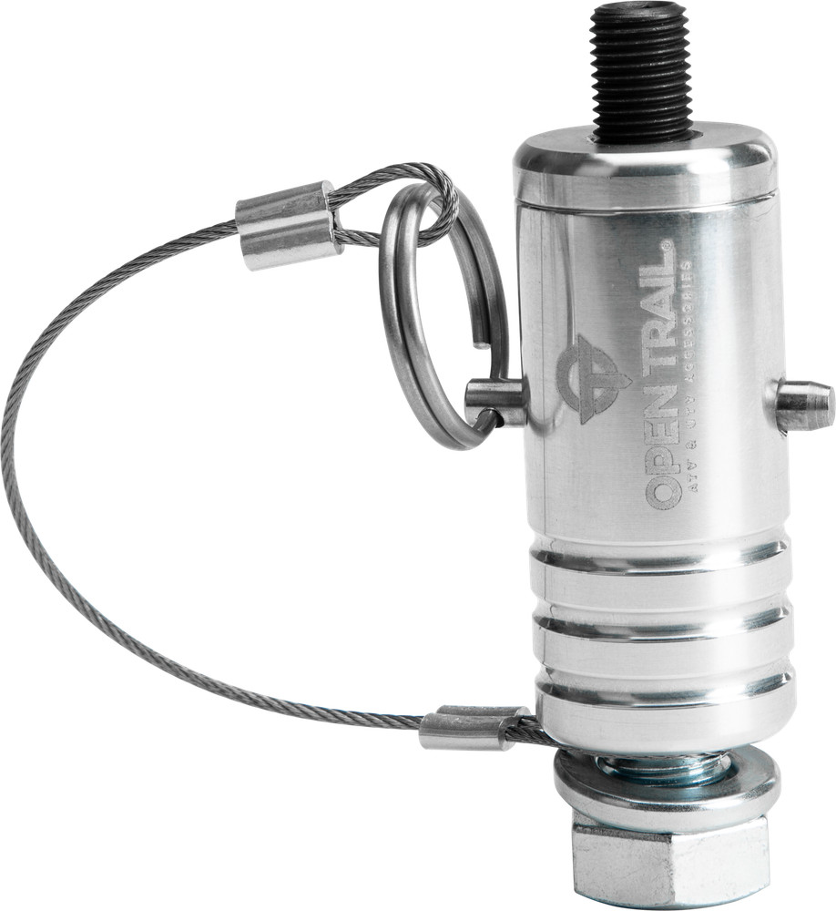 OPEN TRAIL Quick Release Whip Mount Polished for ATV/UTV Flags