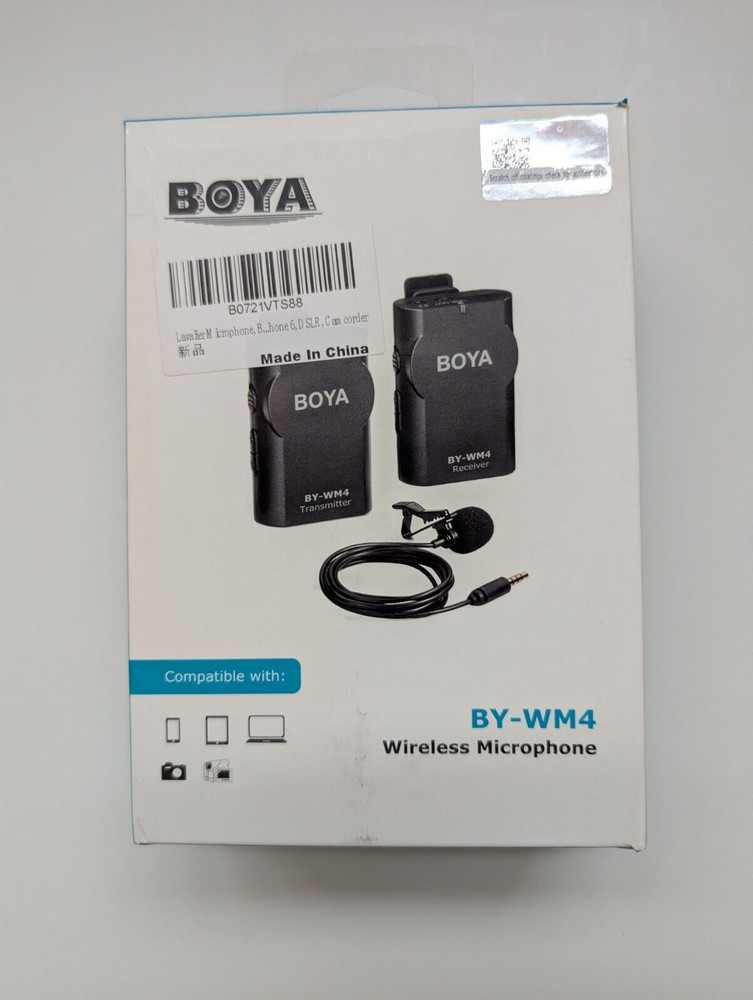 BOYA Wireless Microphone Kit BY-WM4