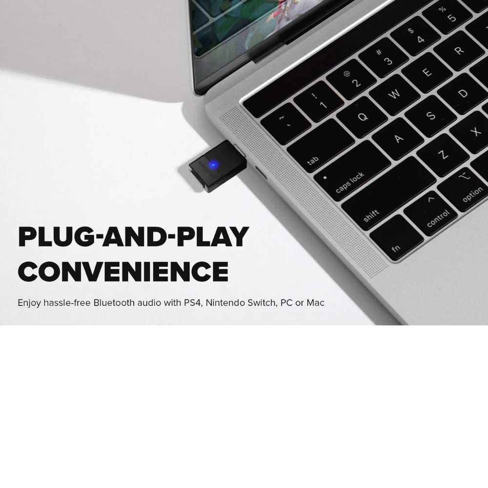 Creative BT‑W3 USB‑C Bluetooth 5.0 Transmitter – aptX LL & HD, Mic, Plug & Play