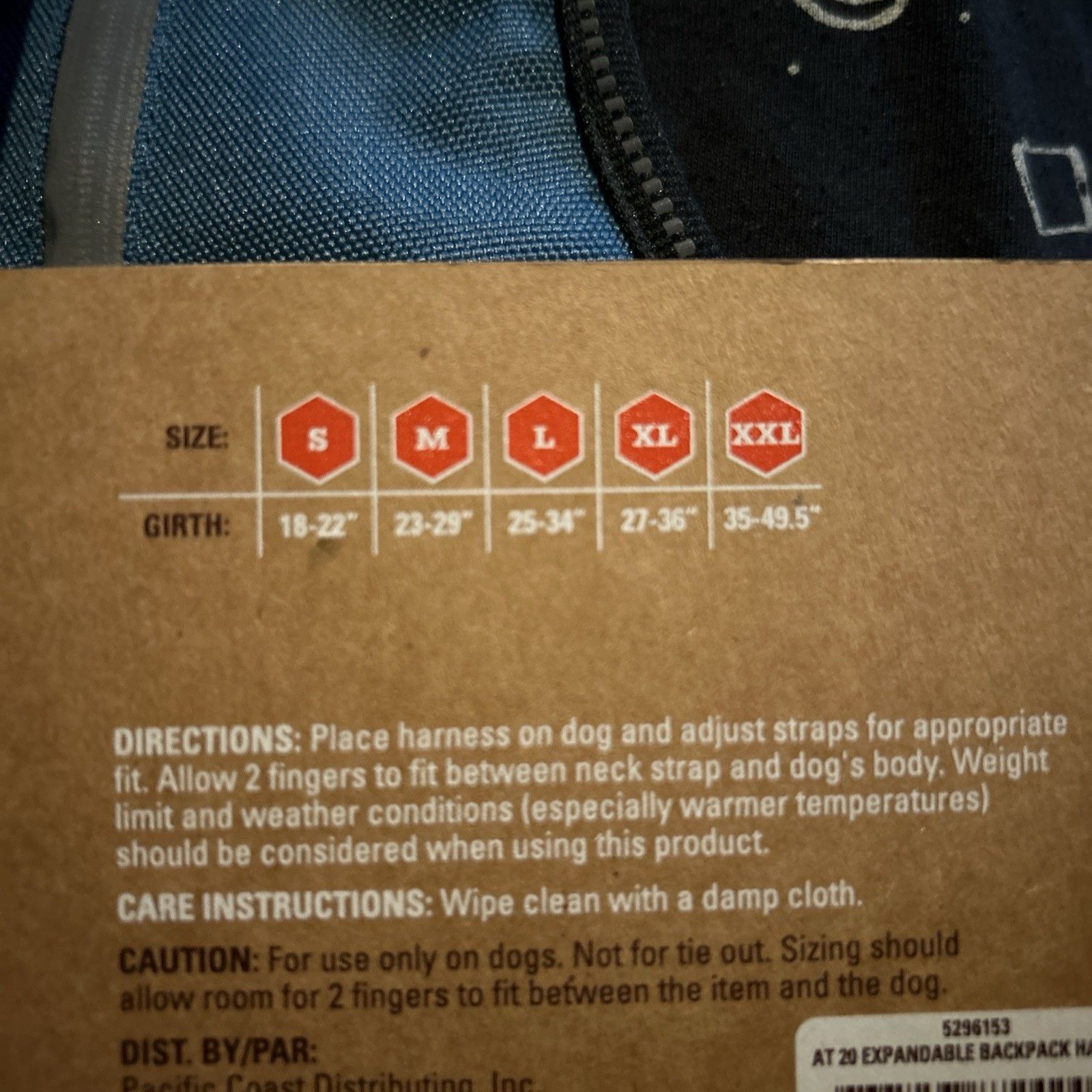 Arcadia Trail Quick-Dry Dog Reflective Adjustable Backpack Harness S,XL,XXL NWT