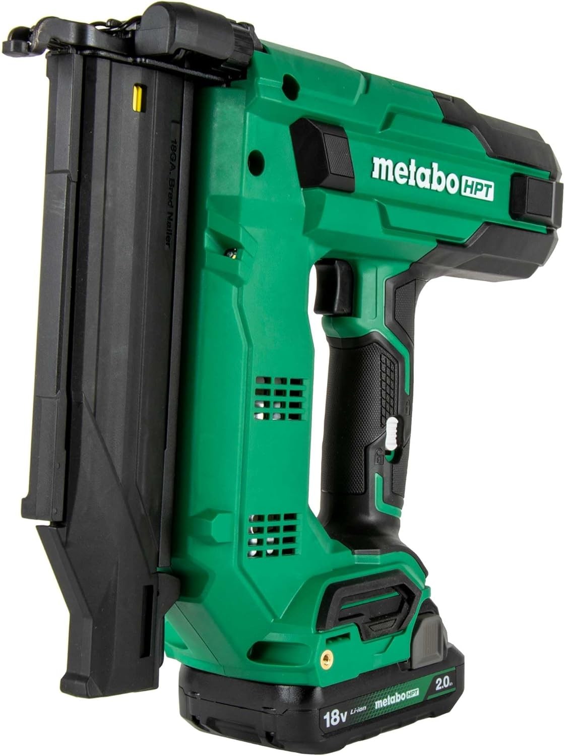 18V MultiVolt Compact Cordless Brad Nailer Kit, 18 Gauge Nailer with Power Tool