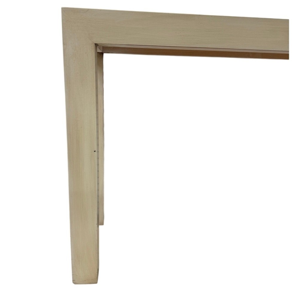 Modern Light Wood Console Table Long Narrow
