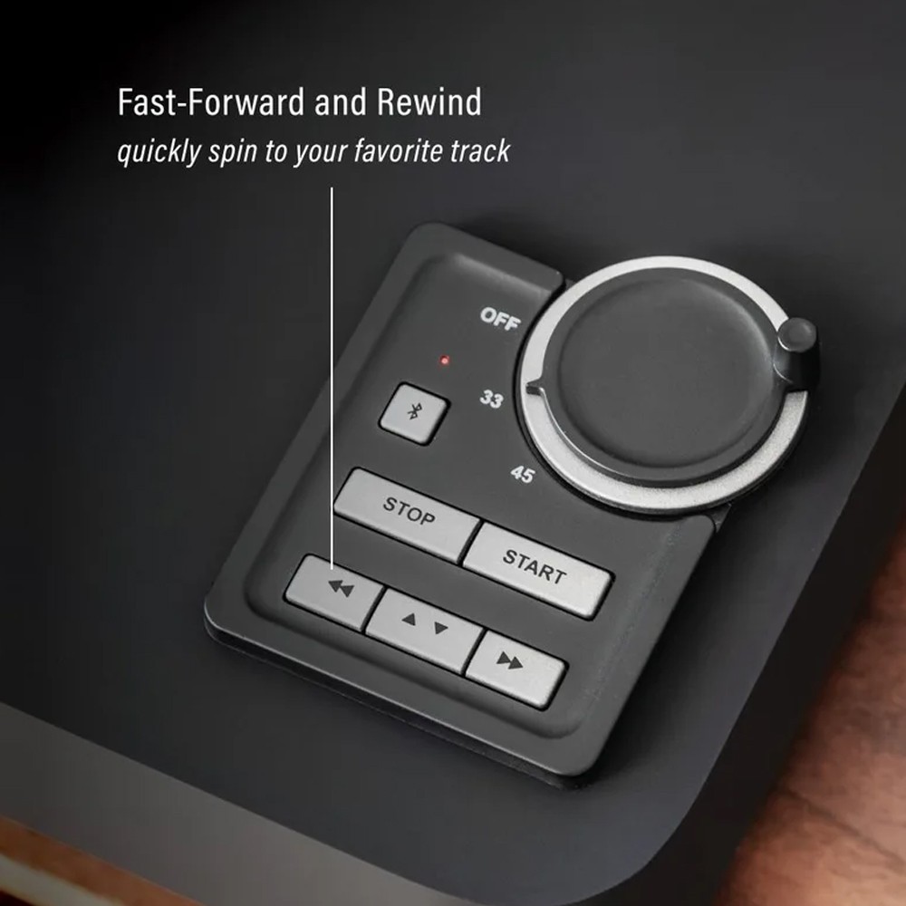 Crosley C300 2-Speed Bluetooth Out Fully Automatic Turntable - Black C300A-BK