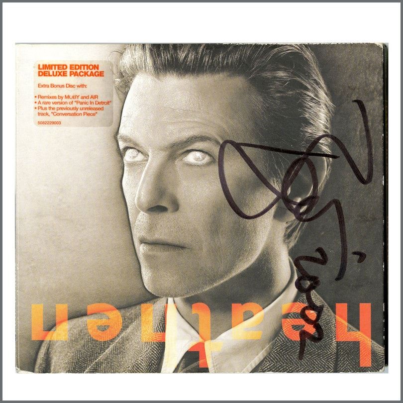 David Bowie 2002 Autographed Heathen CD (UK)
