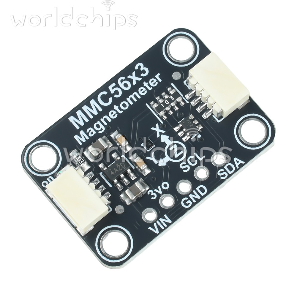 MMC5603 Three-axis Magnetometer Module Compatible with STEMMA QT/Qwiic interface