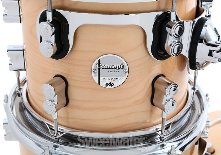 PDP Concept Maple Shell Pack - 7-Piece - Natural Lacquer