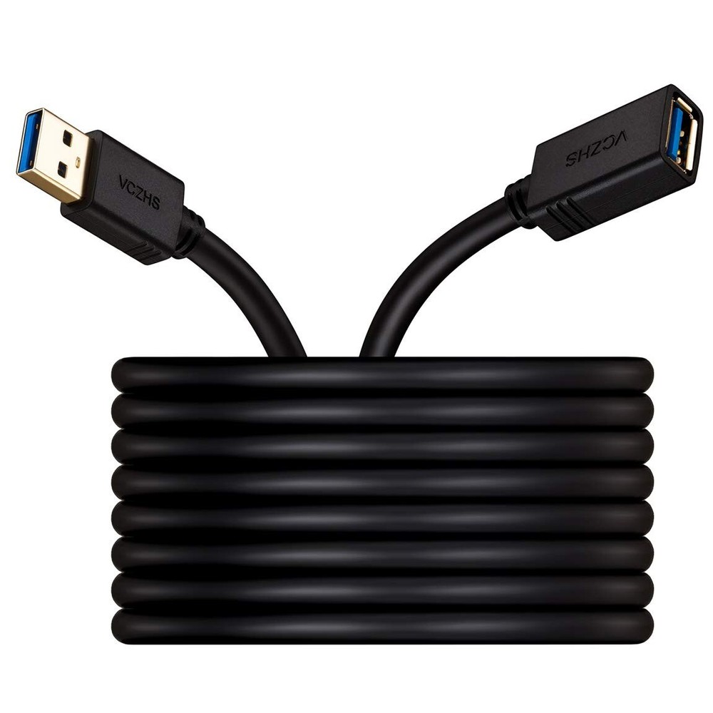 USB Extension Cable 25ft, 3.0 High Speed for Mouse, Printer, Webcam, Flexible
