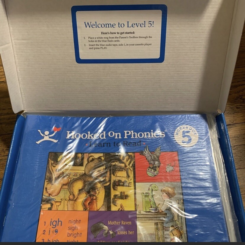 Hooked On Phonics Learn To Read 1998 Complete Level 5 New Opened Box