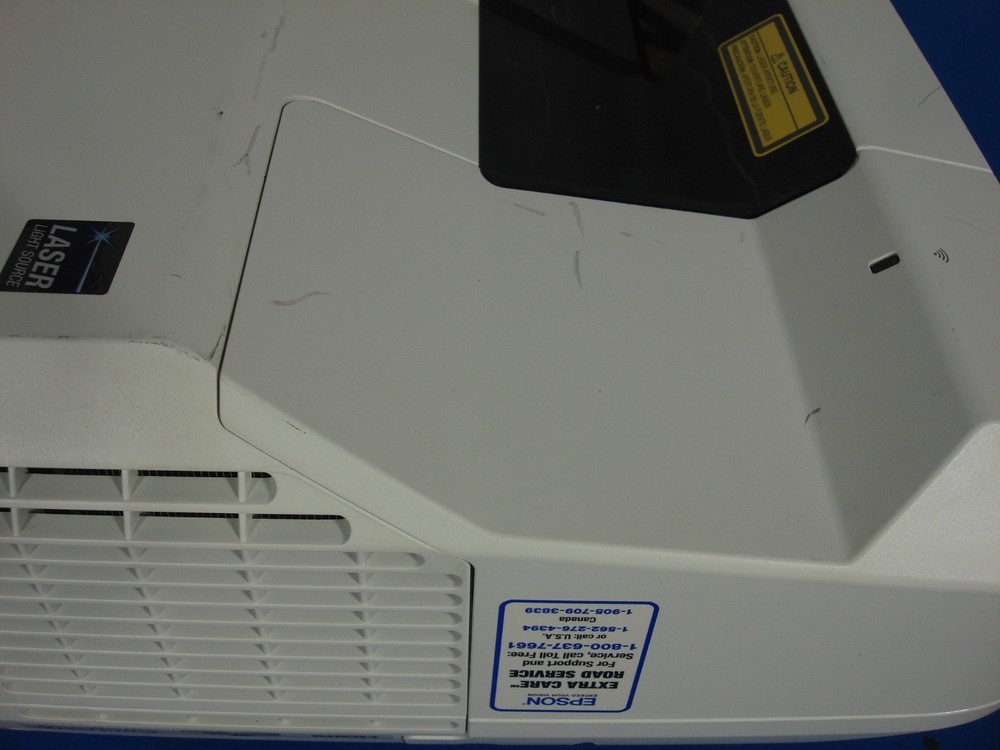 Epson Brightlink Pro 1470Ui Interactive Laser Projector 957 Hours Model H876A