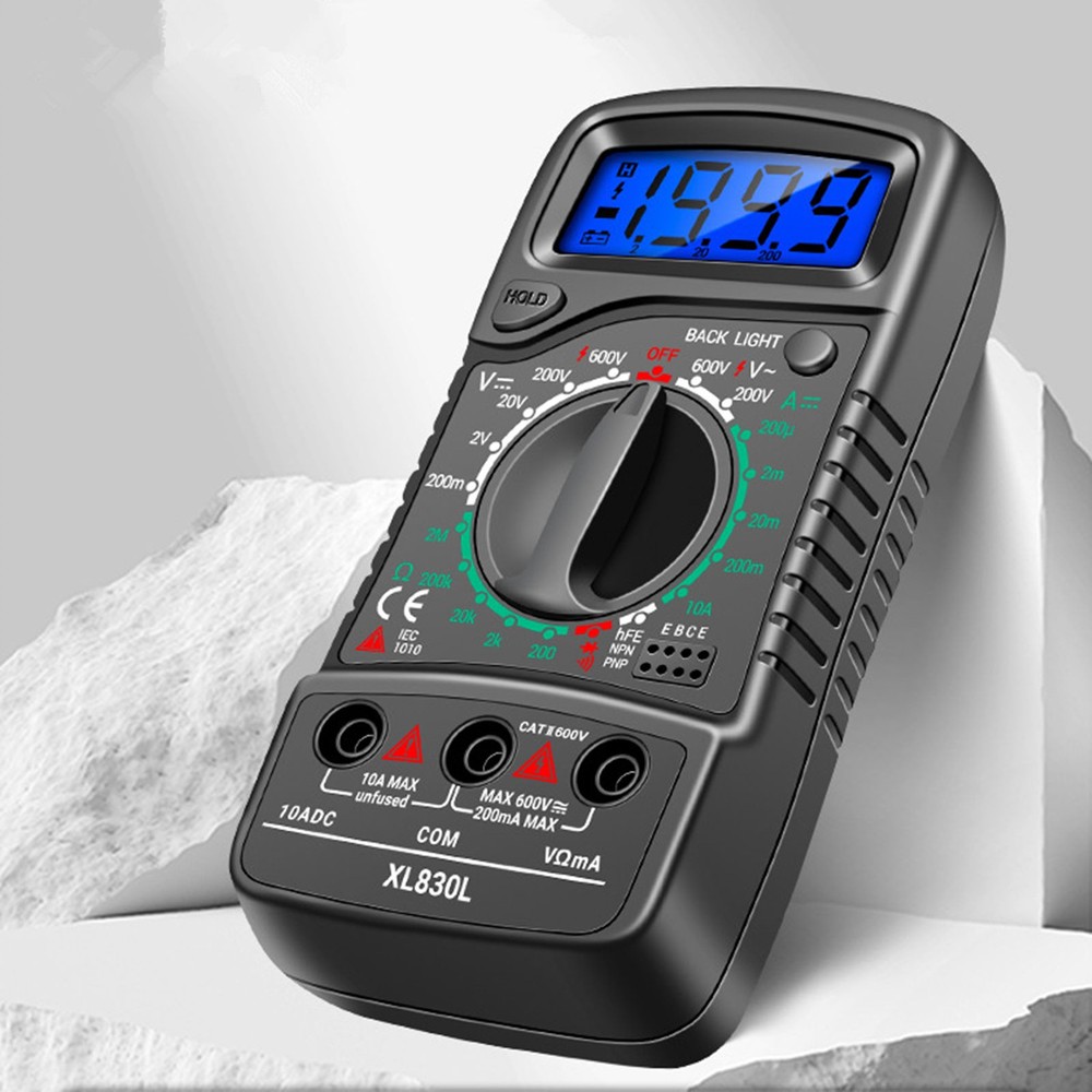 1Pc LCD Digital Multimeter Voltmeter Ammeter Ohmmeter Volt AC DC Tester Meter