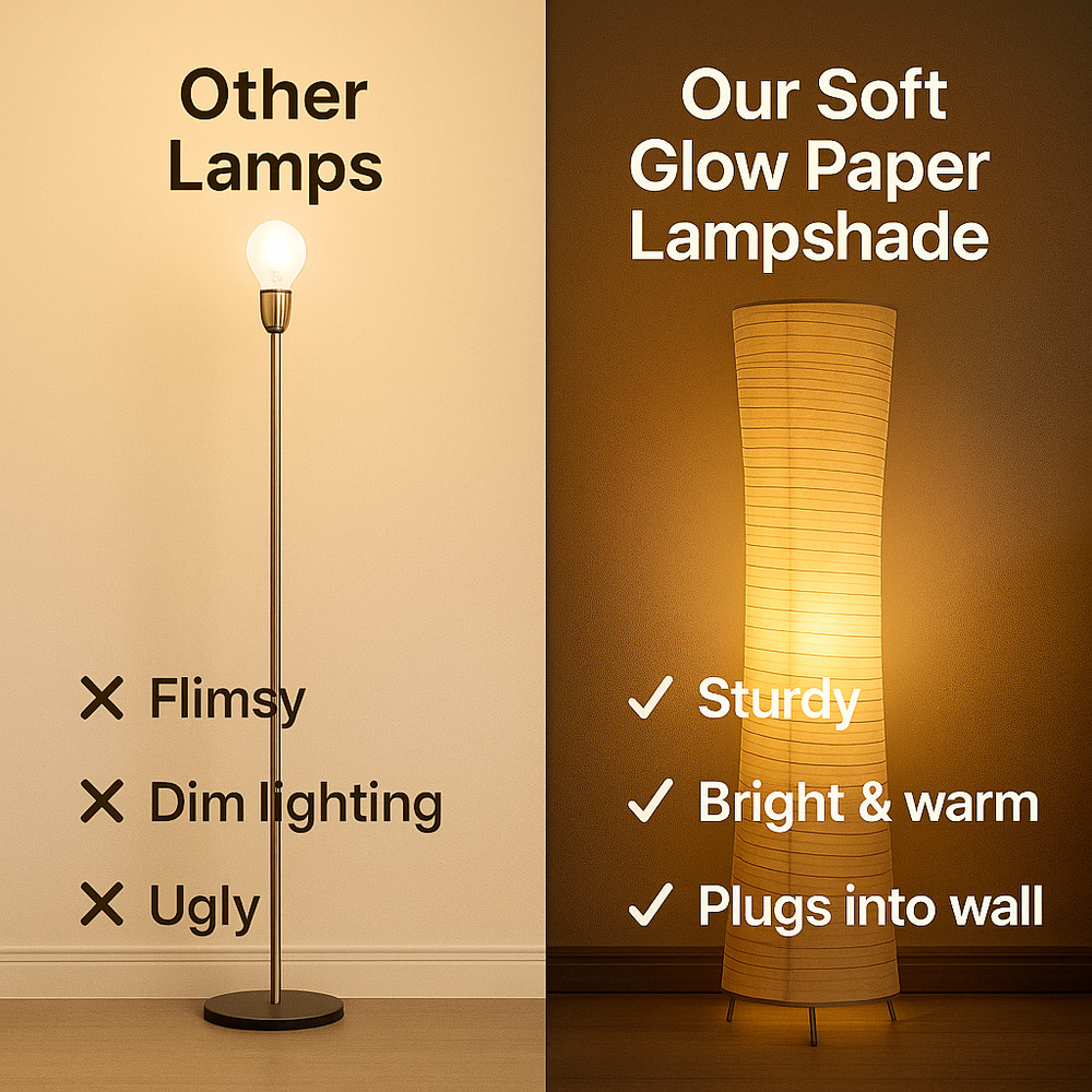 Paper LED Floor Lamp