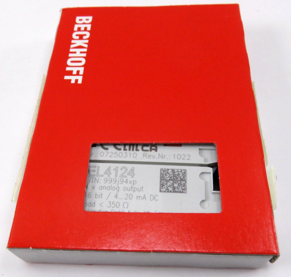 Beckhoff EL4124 EtherCAT Terminal, 4-channel Analog Output