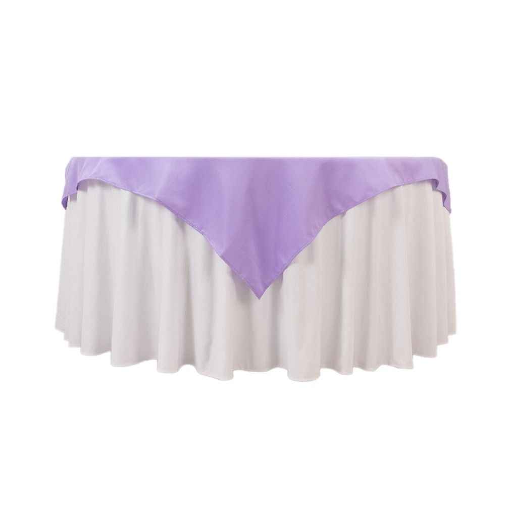 LAVENDER 54" Premium Quality SQUARE POLYESTER TABLECLOTH Wedding Party Dinner