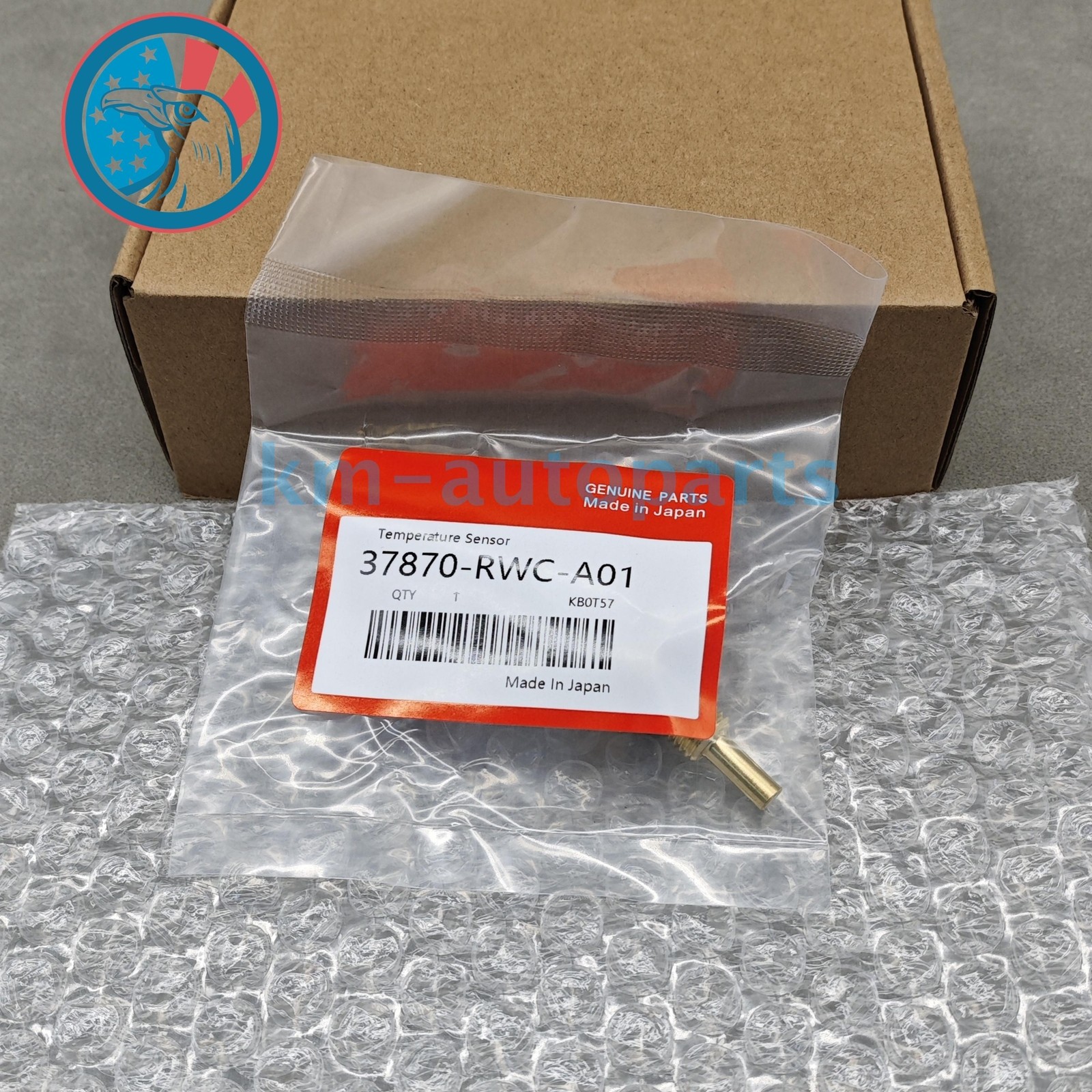 OEM Radiator Coolant Temperature Sensor For 12-21 Honda Civic 1.5L 1.8L 2.0 USA