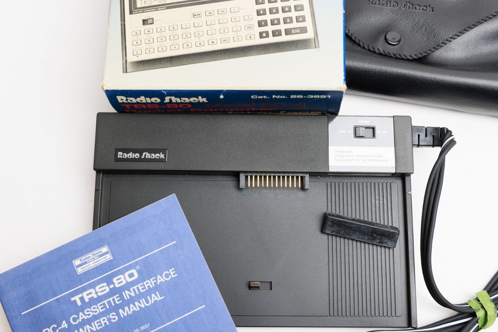 Radio Shack Tandy TRS-80 Pocket Computer PC-4 Cassette Interface