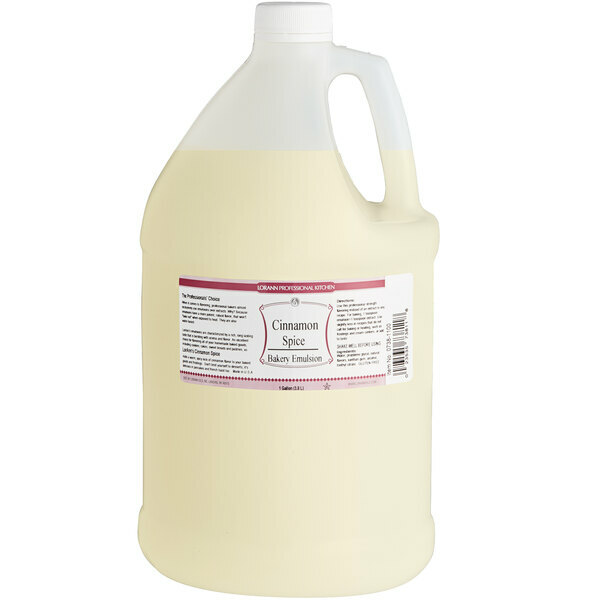 LorAnn Oils 1 Gallon Cinnamon Spice Bakery Emulsion
