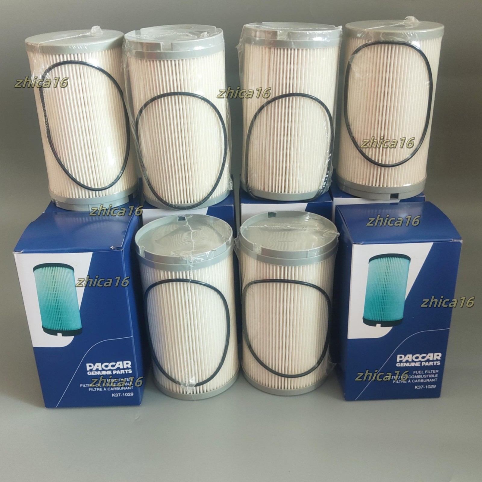 6PC Fuel Filter K37-1029 K37-1012 K37-1011 for Paccar Peterbilt Kenworth FS20172