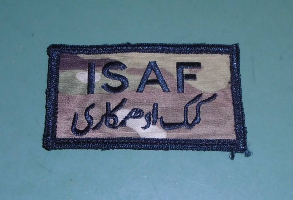 USGI International Security Assistance Force ISAF Multicam OCP Uniform Patch