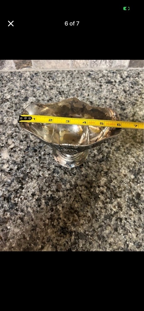 Vintage Silver Plated Compote/Trinket Dish