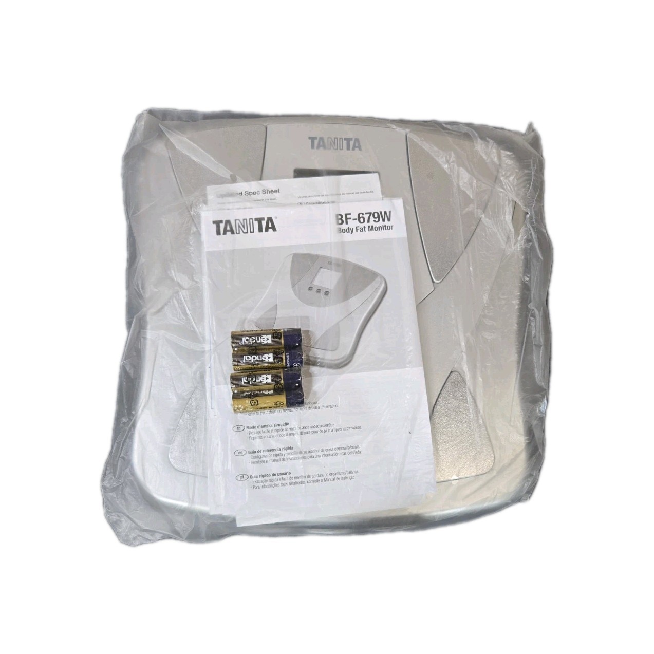 Tanita Body Fat & Water Percentage Scale Silver/Grey New Opened Box FreeShipping