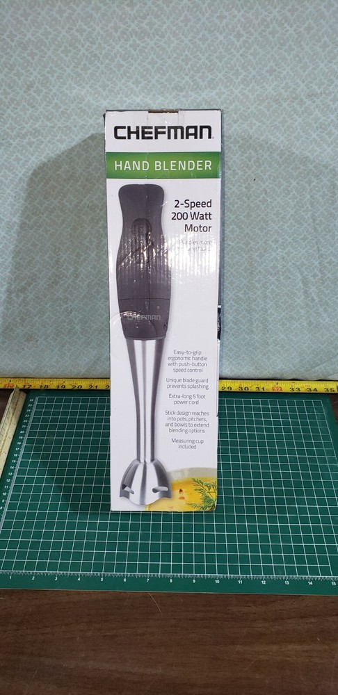 CHEFMAN Hand Blender Kitchen Appliance OPEN BOX