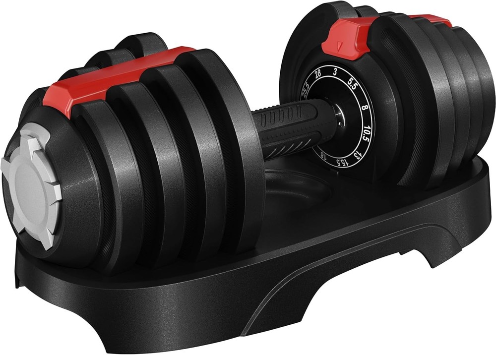 Yaheetech Adjustable Dumbbell Set 28/40/52.5/90LBS Adjustable Dumbbells Fast Adj
