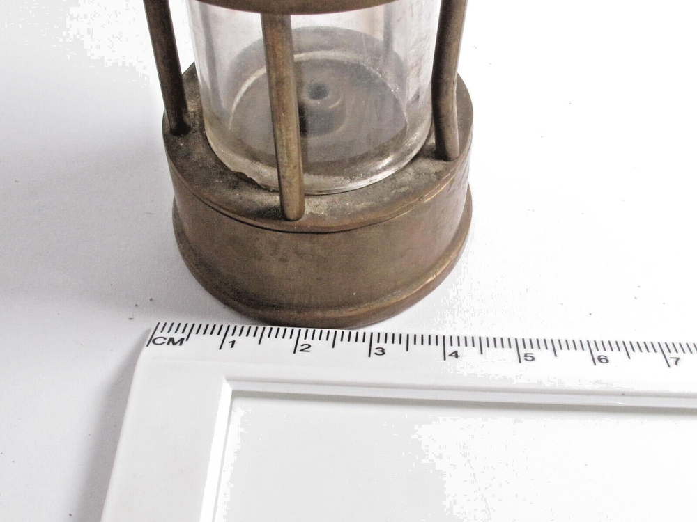 Antique Vintage Miniature Protector Mining Lamp Eccles