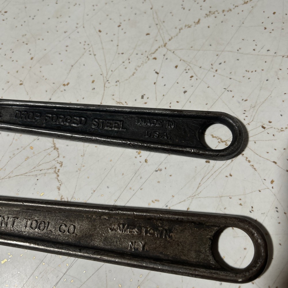 Two Crescent Adjustable Wrenches Made In The USA