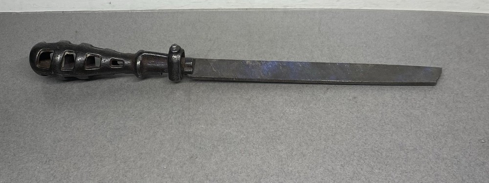 Antique Vintage File Tool Cast Iron Handle