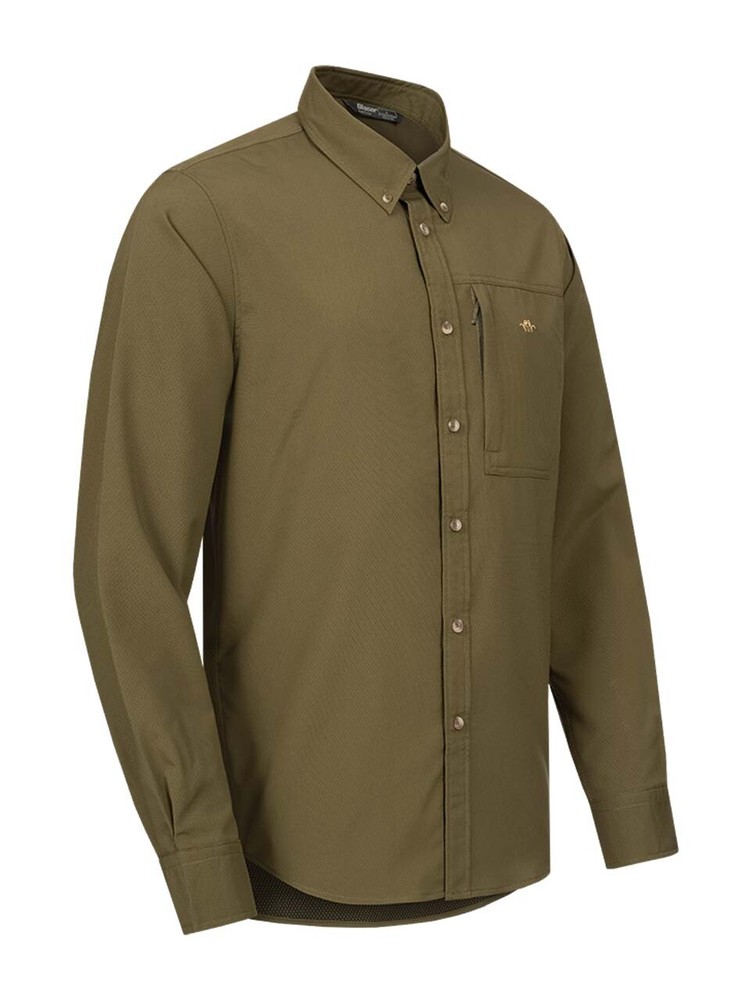 New! Blaser Functional Shirt HUNTEC AIRFLOW - Dark Oliv