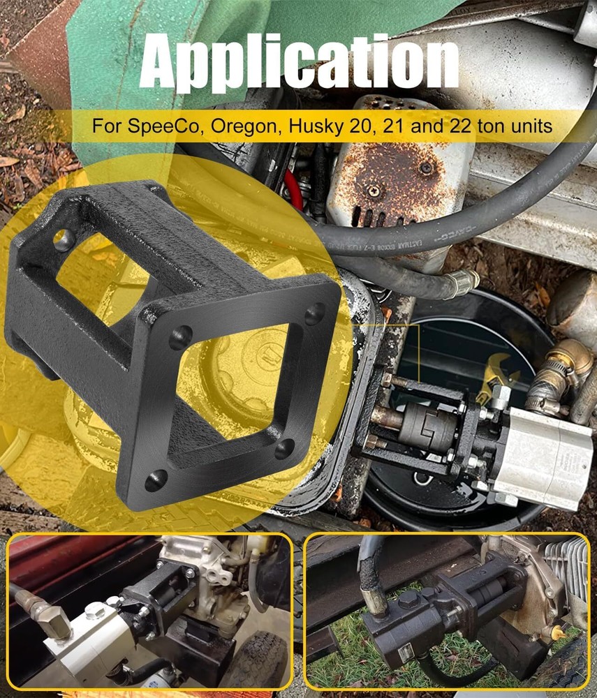 Log Splitter Hydraulic Pump Mount Replacement Brackets for 5-7 Hp Engines