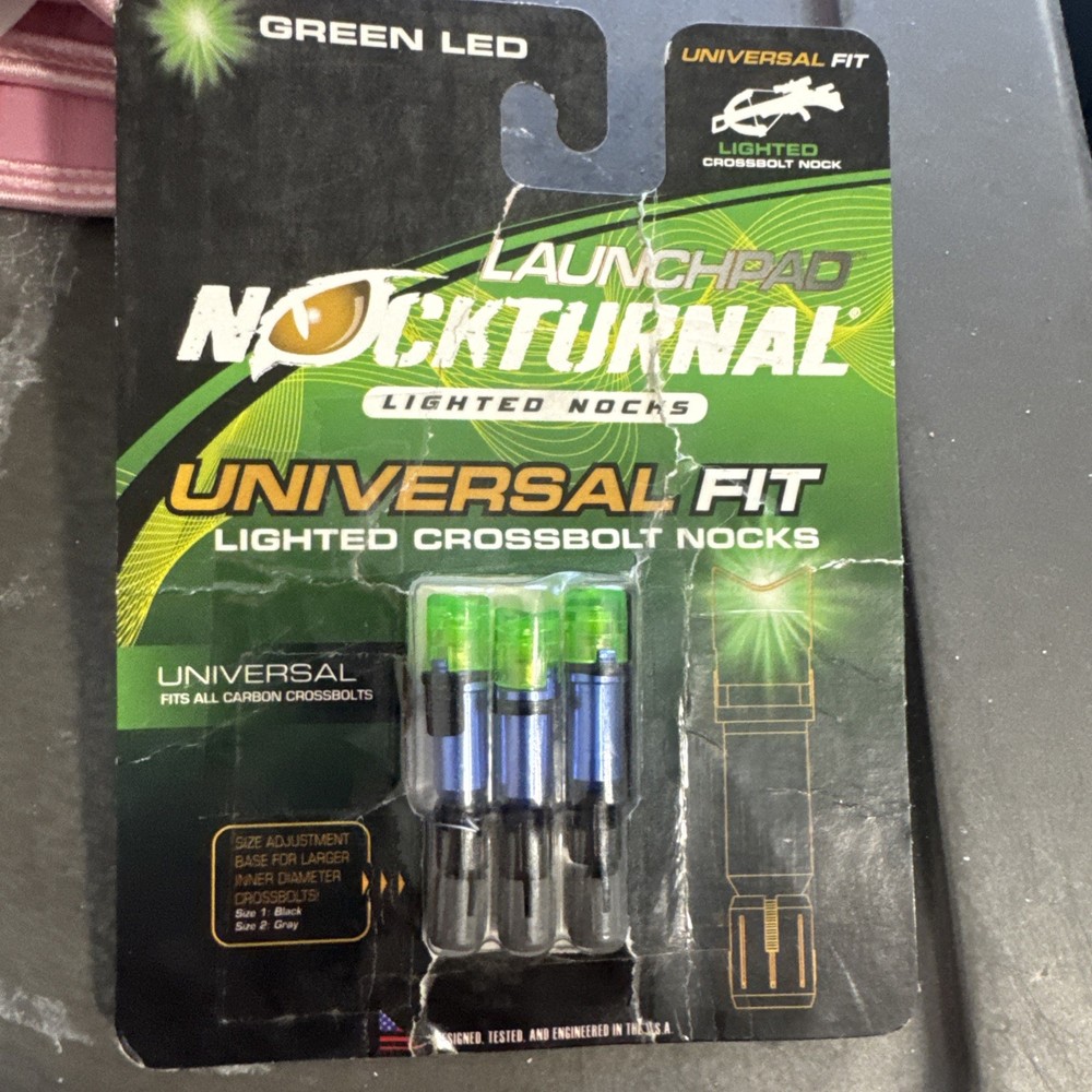 Rage Launchpad Nocturnal Lighted Crossbolt Nock - Green