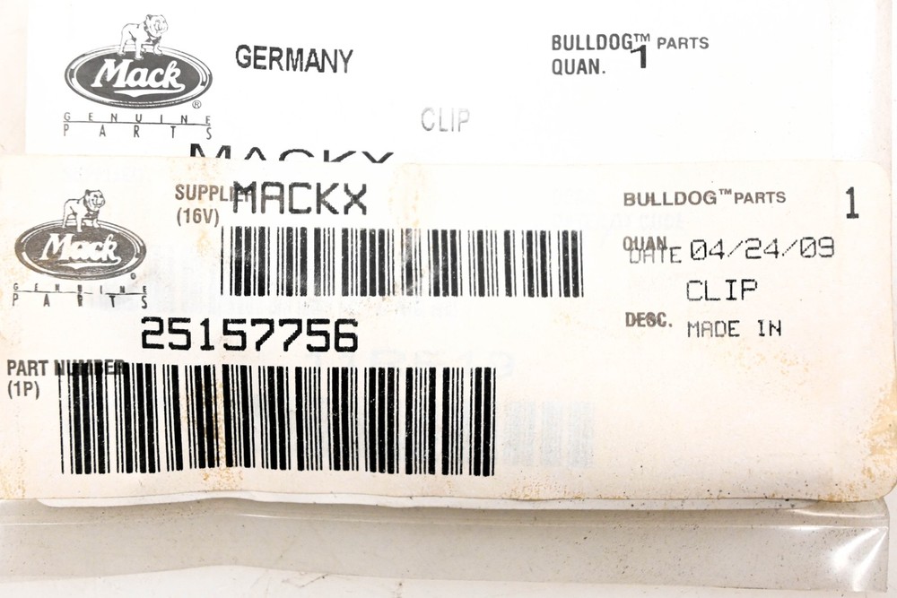 Mack 25157756 Clip NOS