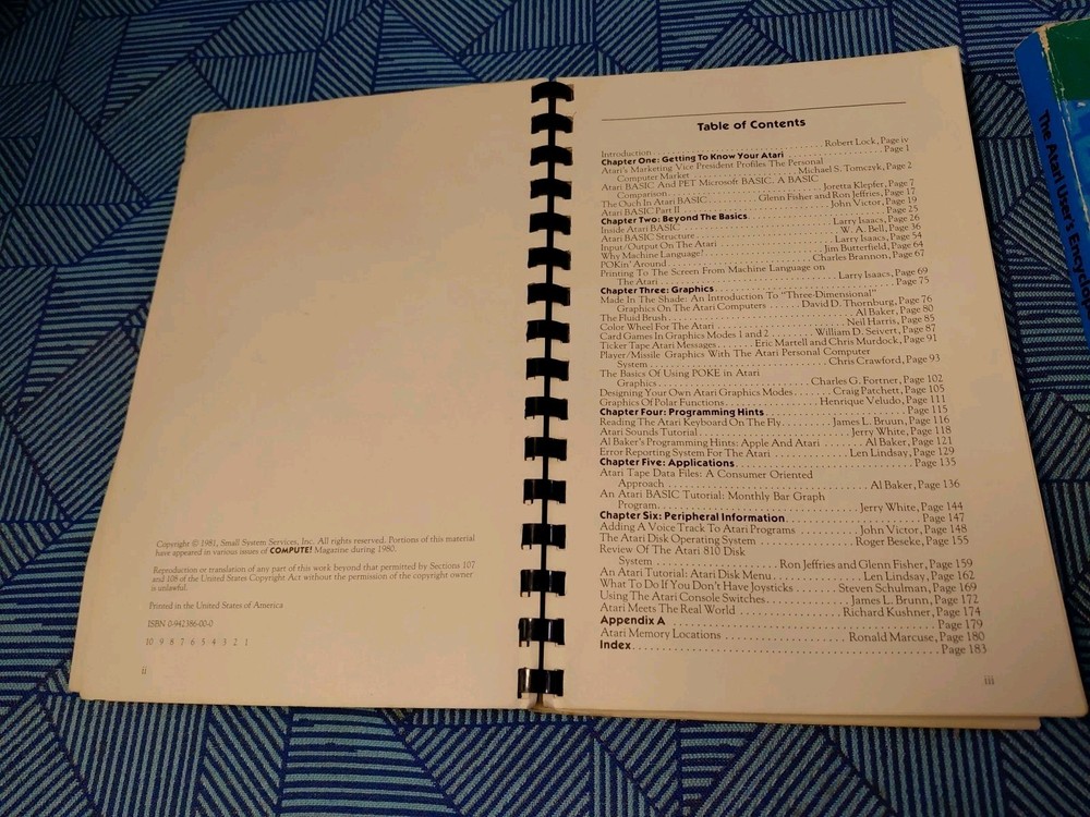Compute!'s First Book of Atari, 1981 And User's Encyclopedia