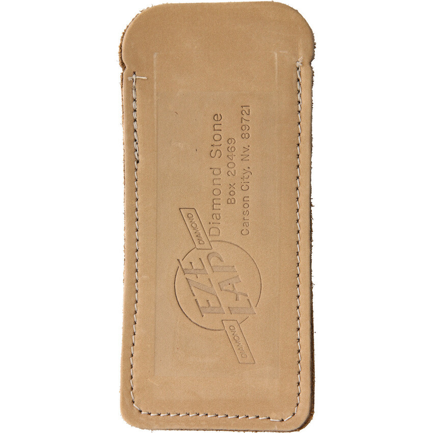Eze-Lap Diamond Medium Edged Knife Sharpening Stone w/ Pouch L66M