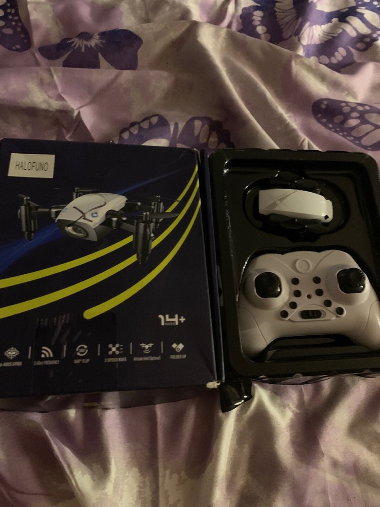 Mini Drone for Kids Beginners, HALOFUNO Foldable RC Remote Control Toys Drones