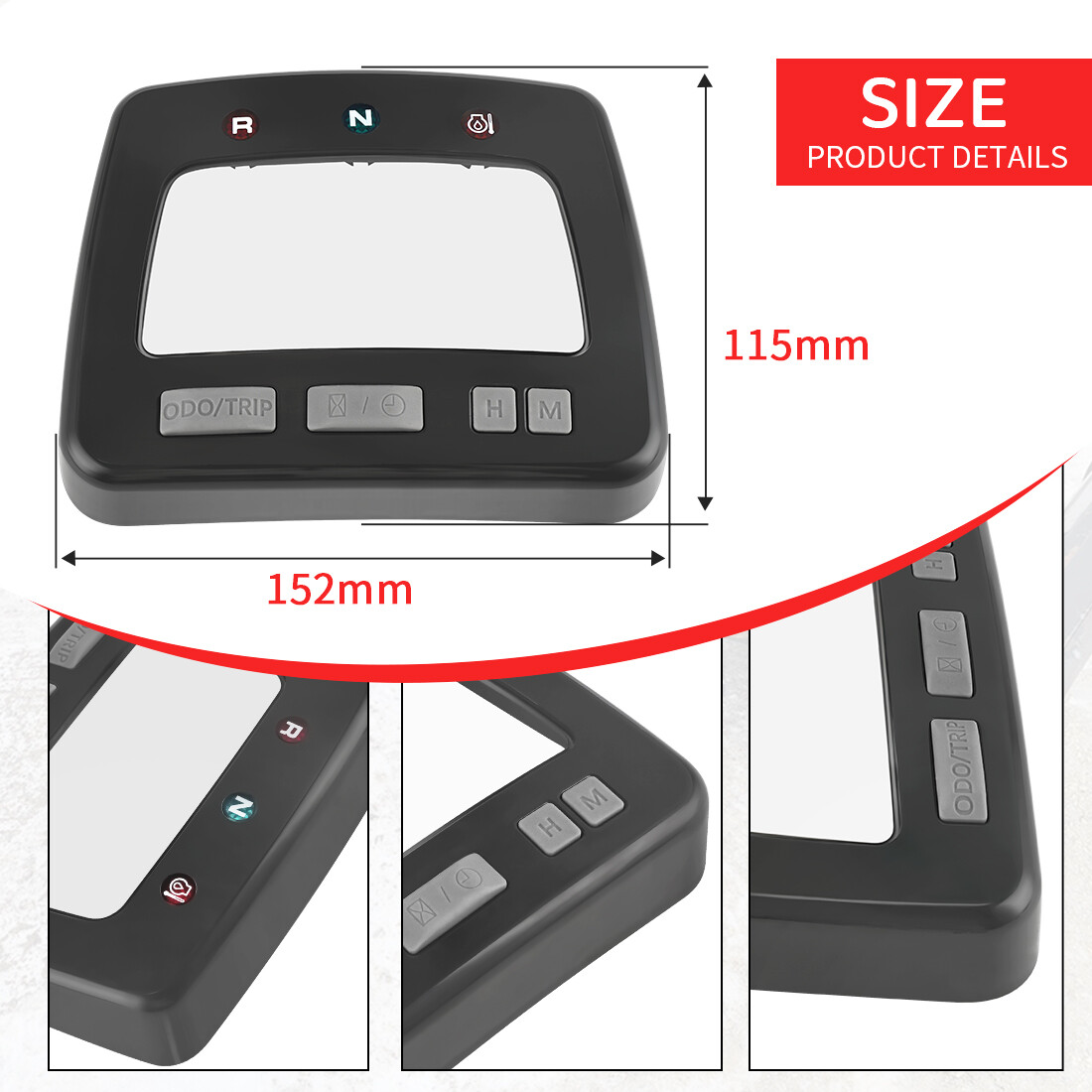 Fit For 1998-2001 Honda Foreman 450 TRX450S 4x4 S Speedometer Dash Upper Cover