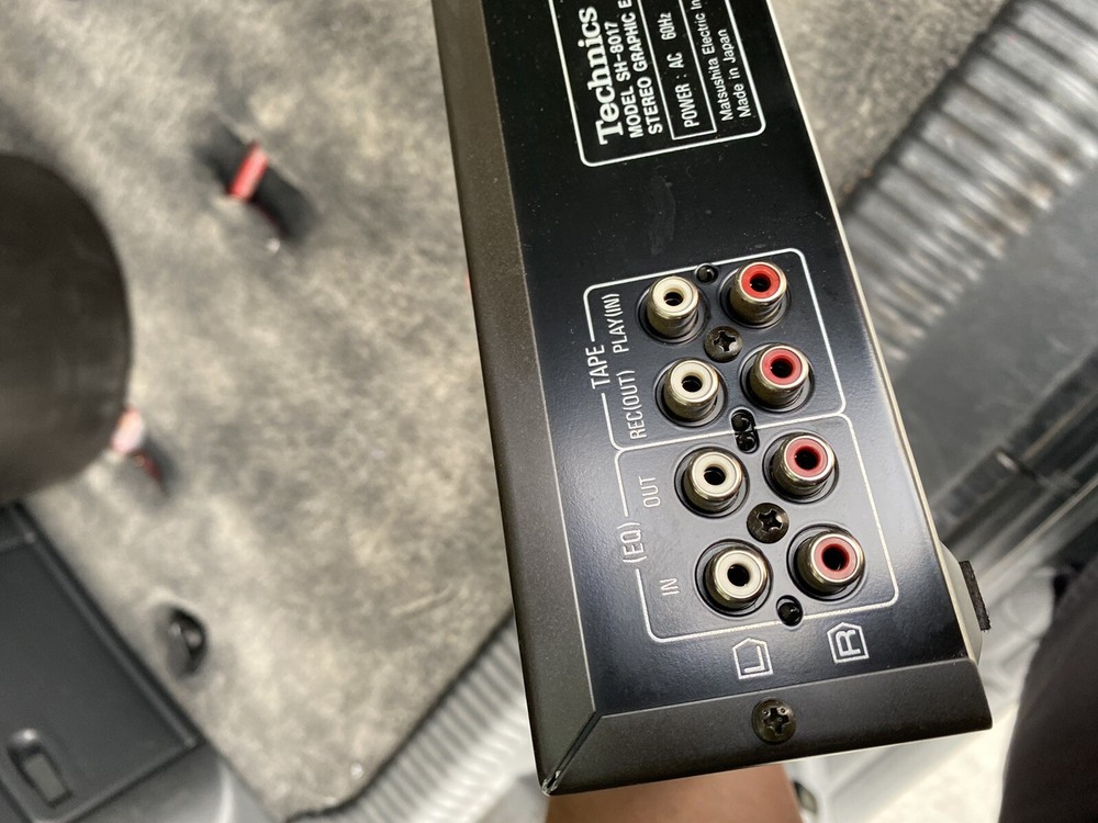 Technics SH-8017 Stereo Graphic Equalizer EQ Sound Shaper WORKS AS IT SHOULD
