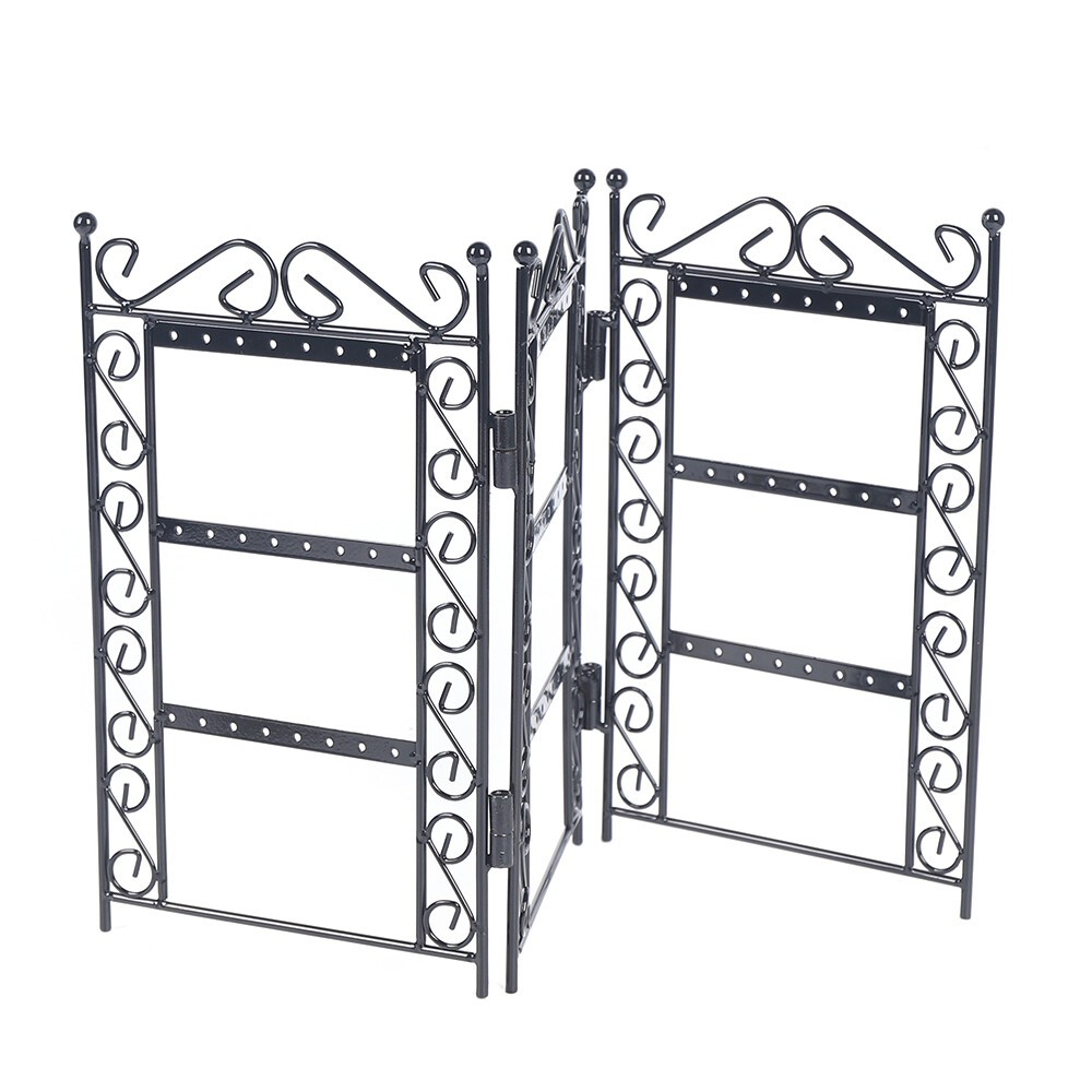 Screen Accessory Rack Jewelry Organizers Earring Holder Display Stand Foldable