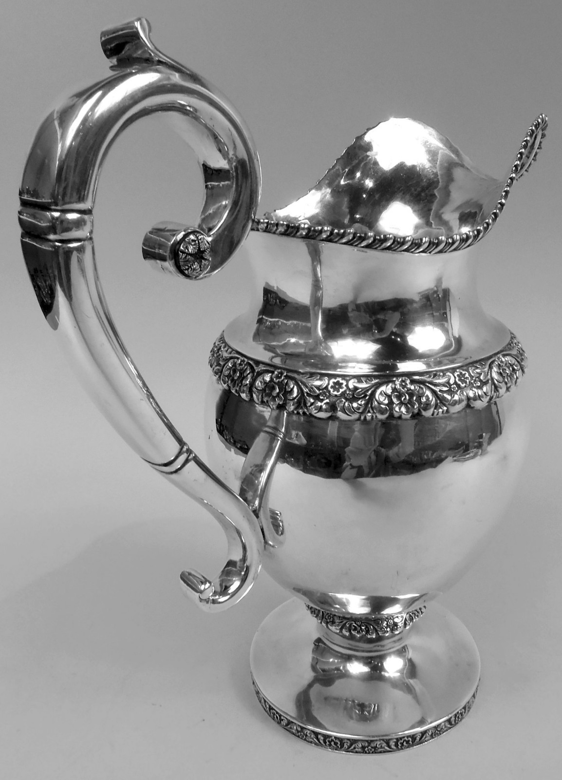 Frederick Marquand Water Pitcher Antique Federal New York American Coin Silver