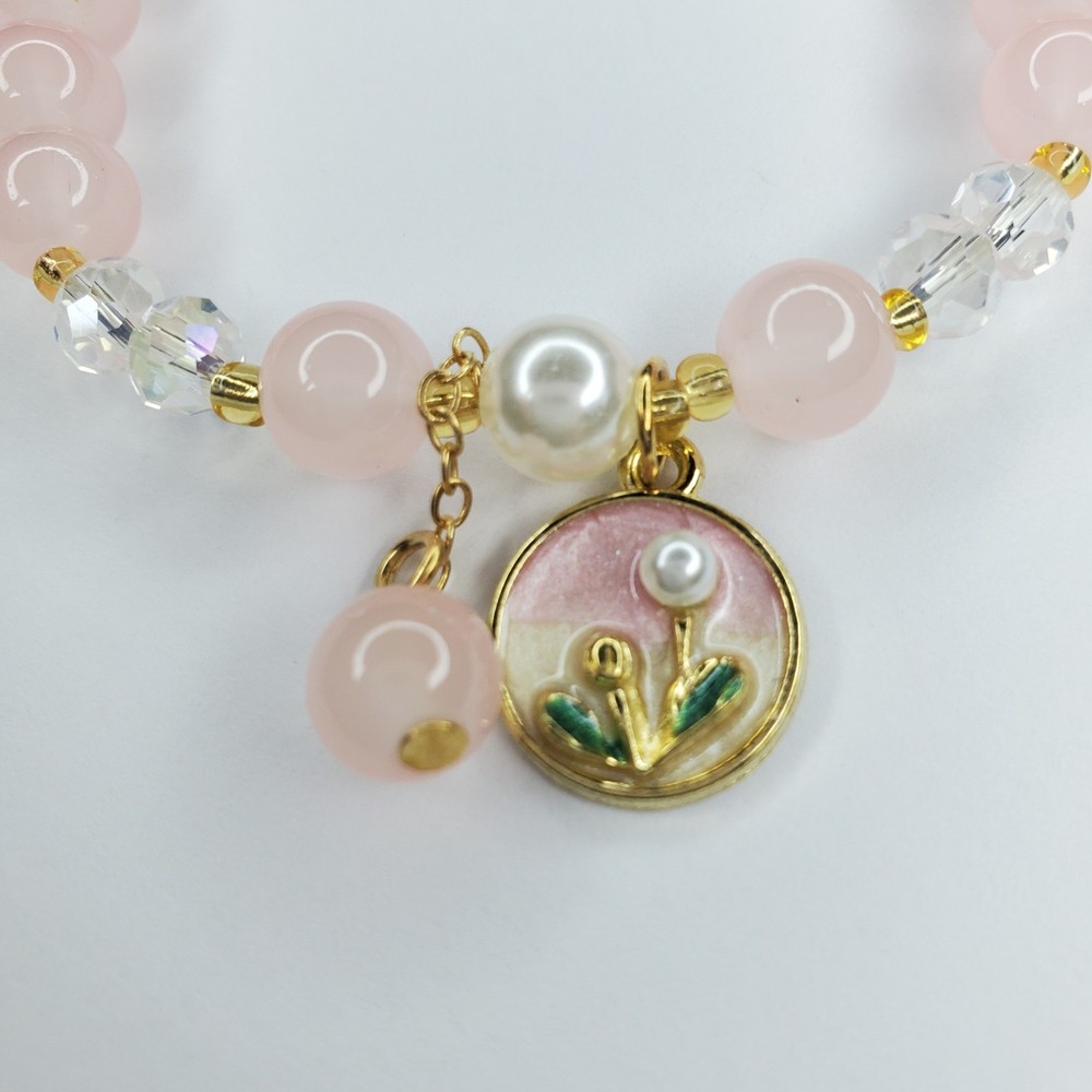 Hand crafted artisan unique gemstone bracelet