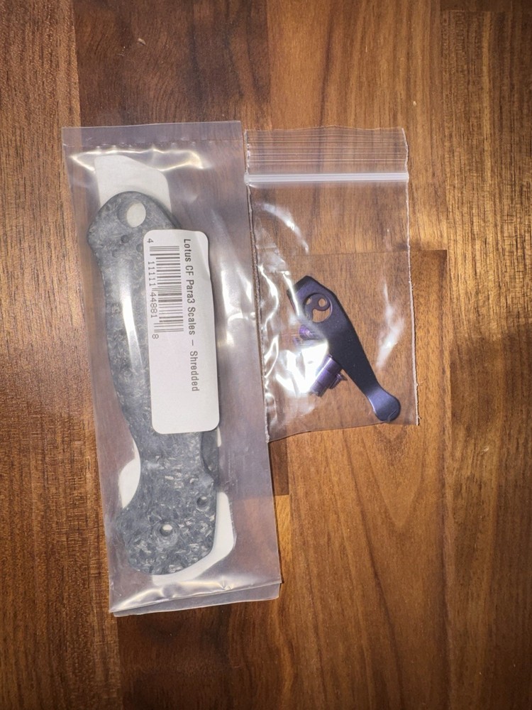 Spyderco Para 3 Scales/Hardware