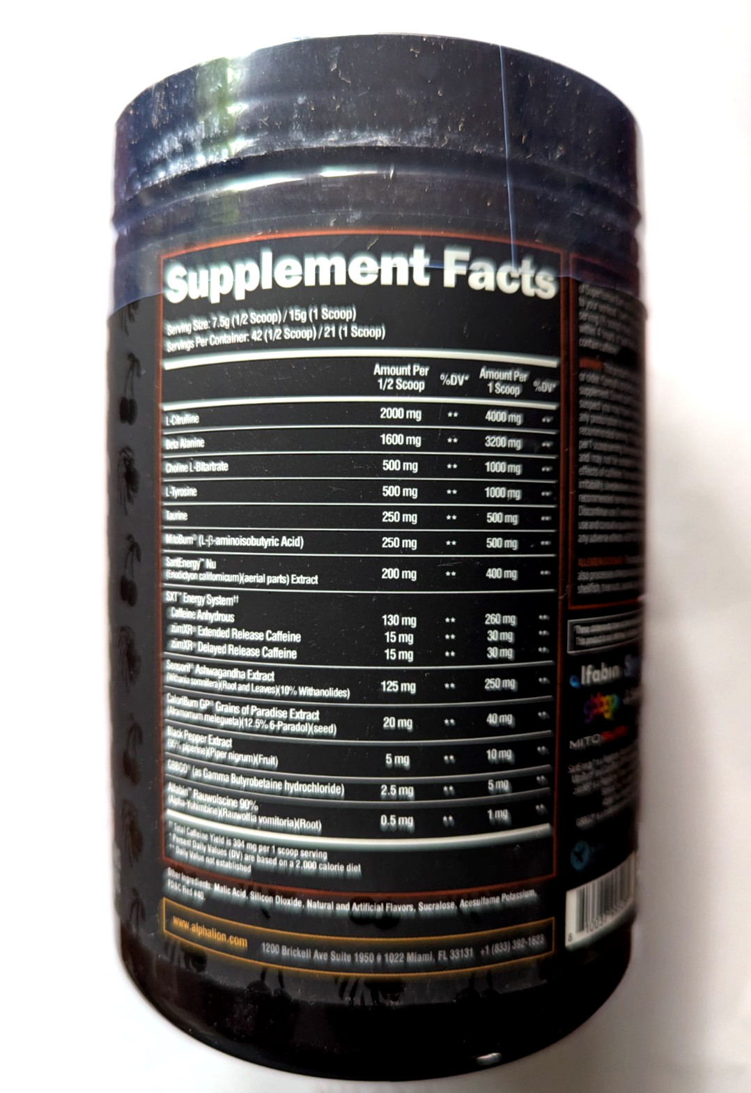 ALPHA LION SUPERHUMAN BURN. Pre-Workout Performance 21 Serving. Free Shipping