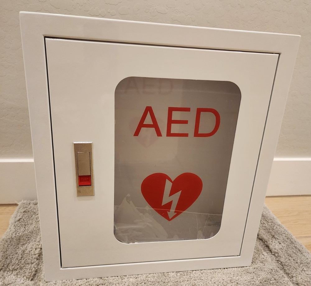 AED Defibrillator CABINET BOX ONLY Magnetic Latch Standard Wall Mount