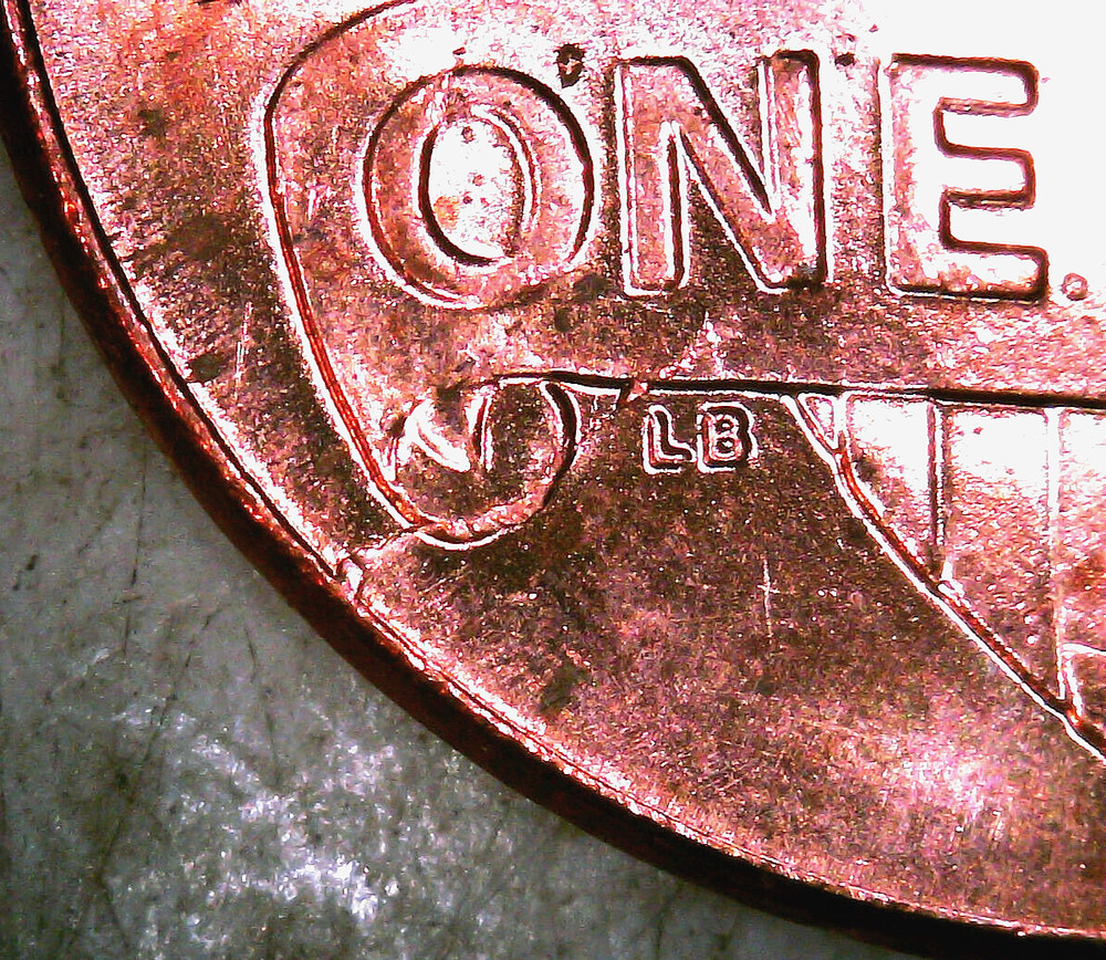 2022 P Lincoln cent Spike Head error plus additional reverse die crack