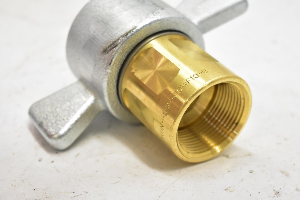 Dixon 10WF10-B Quick Coupler Socket Only Brass Made USA Hydraulic Fitting