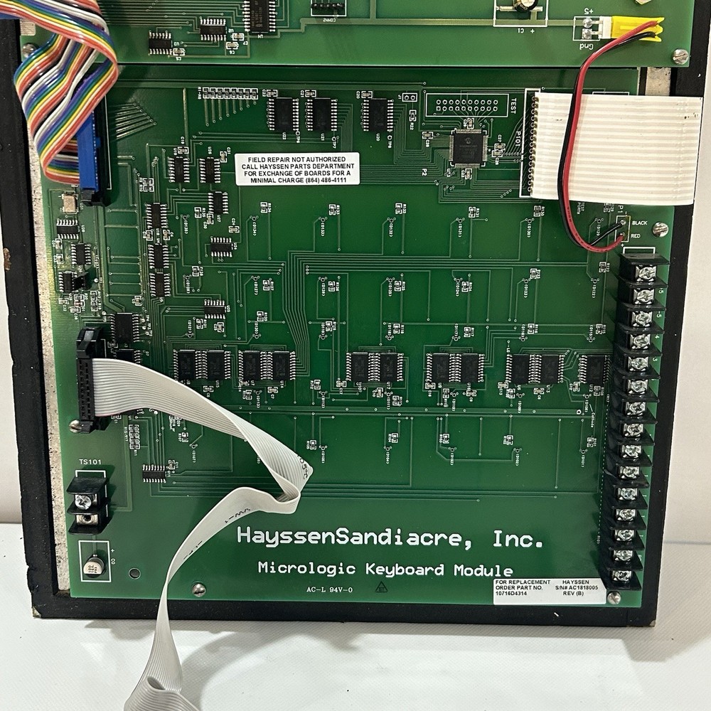 HAYSSEN MICRO-LOGIC 10716D4314 CONTROL KEYPAD DISPLAY BOARD