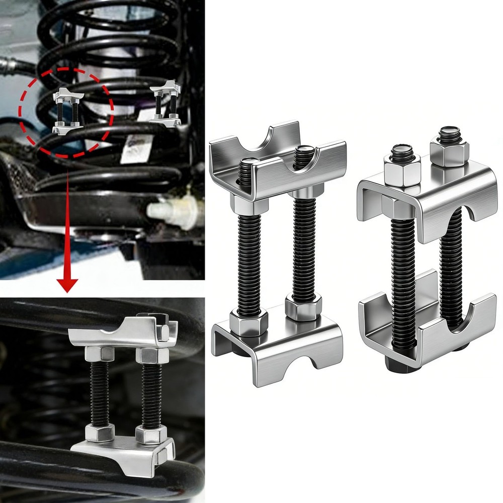 8 Pack Coil Spring Spacer,2 Way Adjustable Coil Spring Compressor Tool Keep S...
